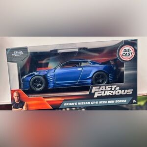 Jada Toys Hollywood Rides Fast & The Furious Brian’s Nissan GT-R Die Cast Car